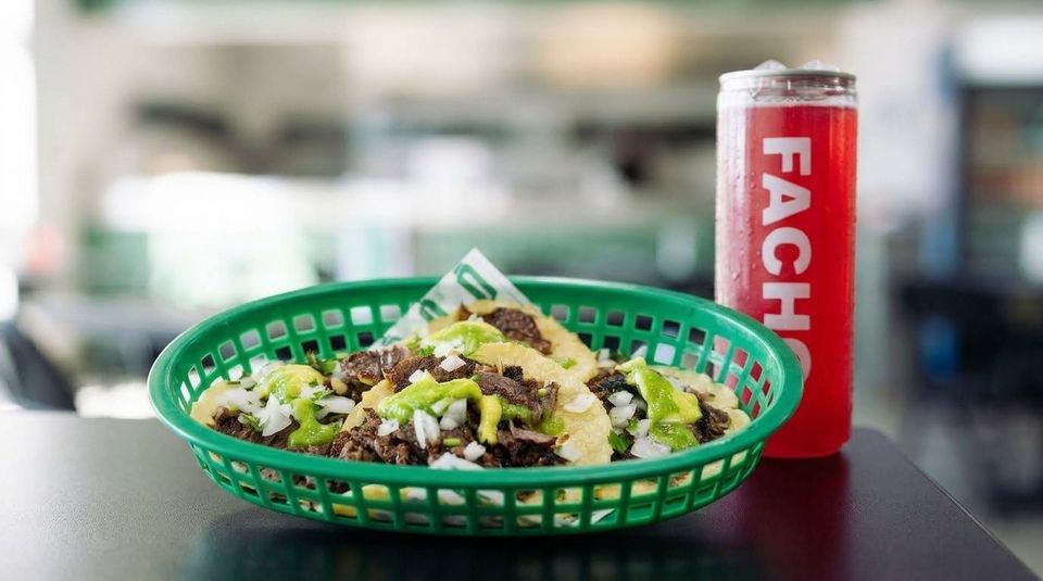 Tacos de sirloin con Facho